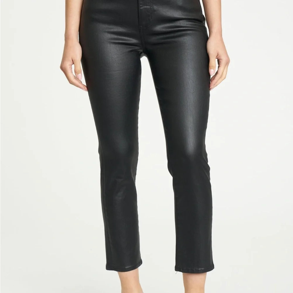 NWT‎ Daze Denim *high rise daily driver -Coated Pants jeans organic fabric 24 25